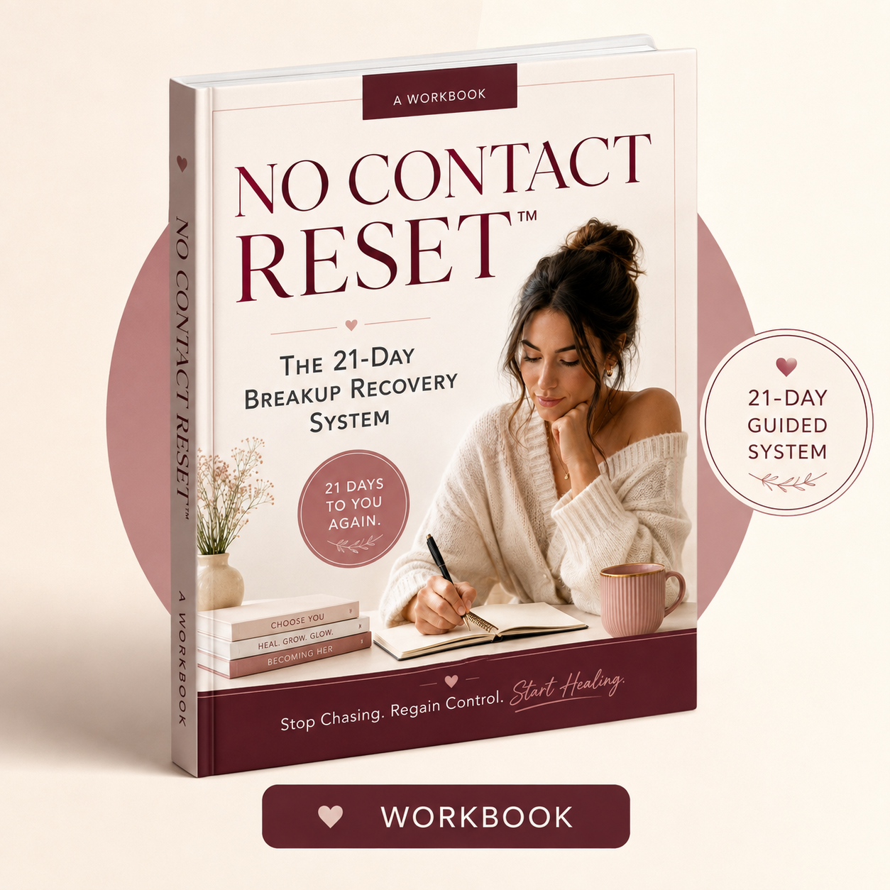 No Contact Reset 21-Day Breakup Recovery Workbook